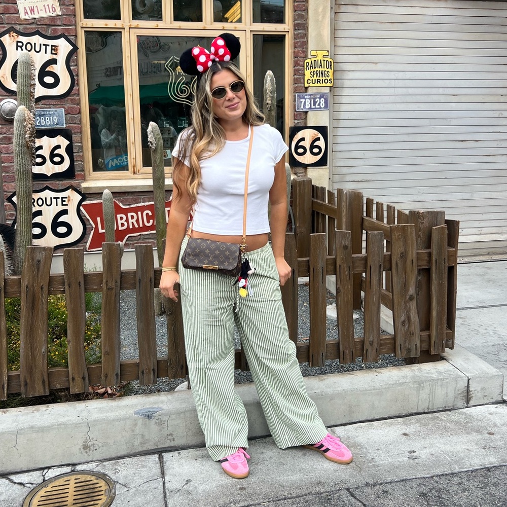 Green stripped BDG Urban Outiffiters pants